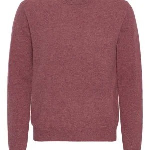 MENS O-NECK SWEATER CHERRY MEL