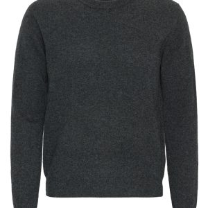 MENS O-NECK SWEATER CHARCOAL
