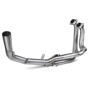 Akrapovic 2-into-1 rustfrit udstødningshoved til Aprilia