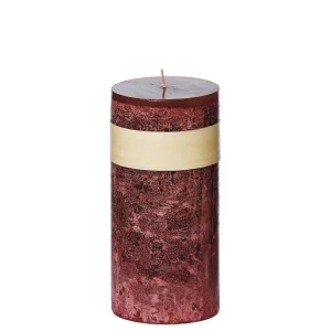 Timber bloklys, Wine Ø: 8 cm H: 23 cm – Brændetid ca. 180 timer
