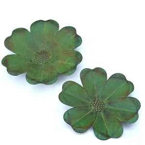 2 blomsterfade Ø: 28/31,5 cm H: 5,5 cm