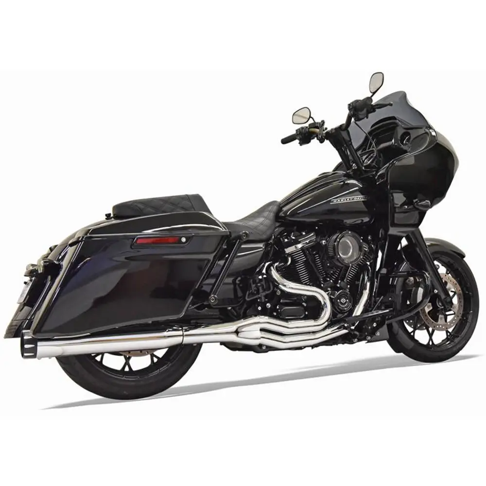 Bassani Road Rage II High Horsepower 2-into-1 udstødningssystem til Harley - Billede 5