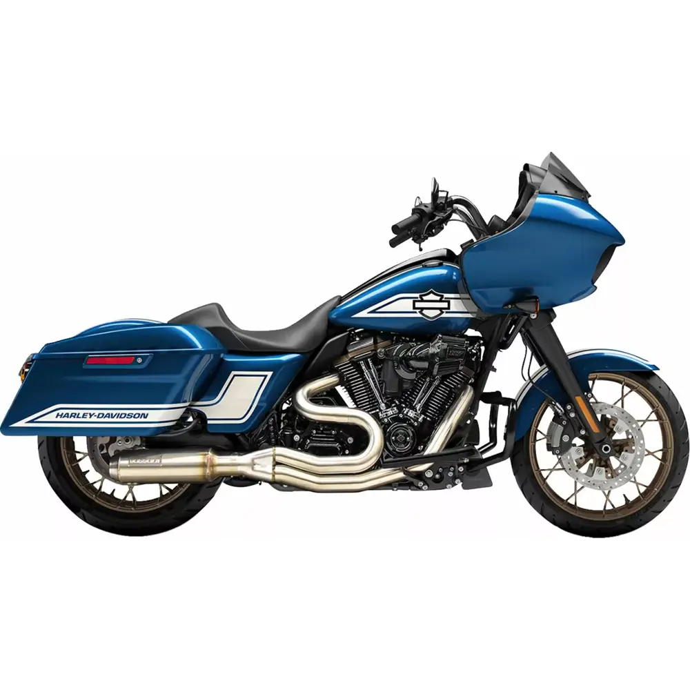 Bassani Road Rage Super Bike 2-i-1 udstødningssystem til Harley - Billede 2