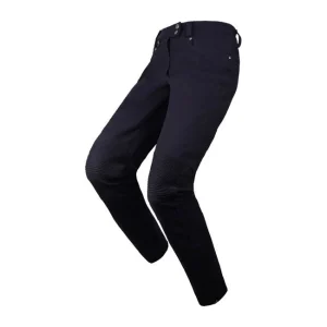 By City High Straight Motorcykeljeans til damer Sort
