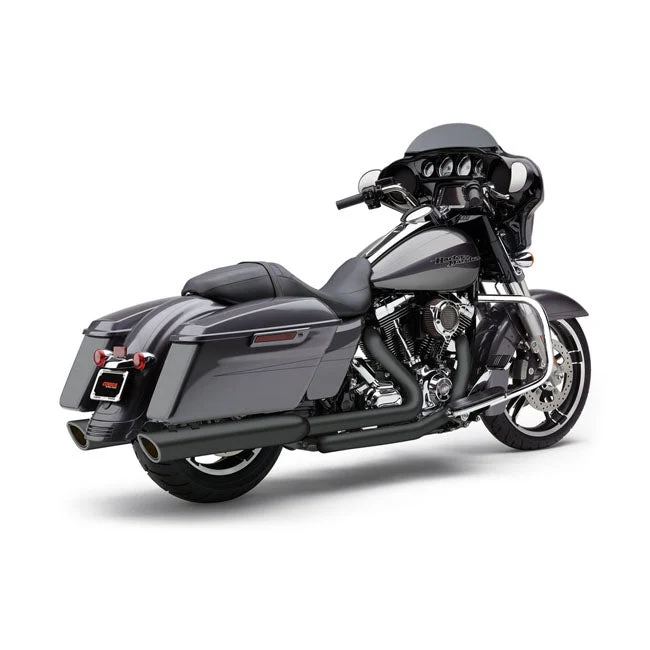 Cobra 4" 909 Twins Slip-On-lyddæmpere til Harley - Billede 2
