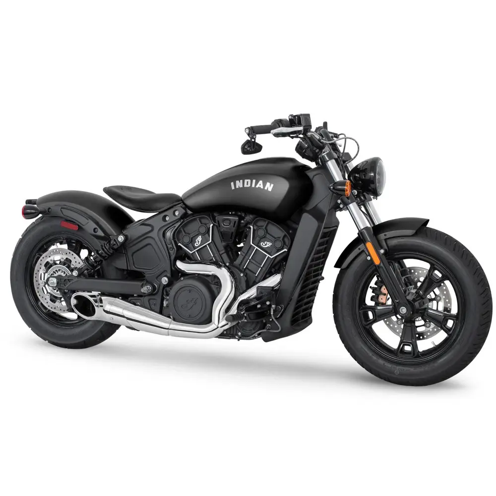 Freedom Performance Shorty Turn Out Slash Cut 2-i-1 udstødning til Indian - Billede 5