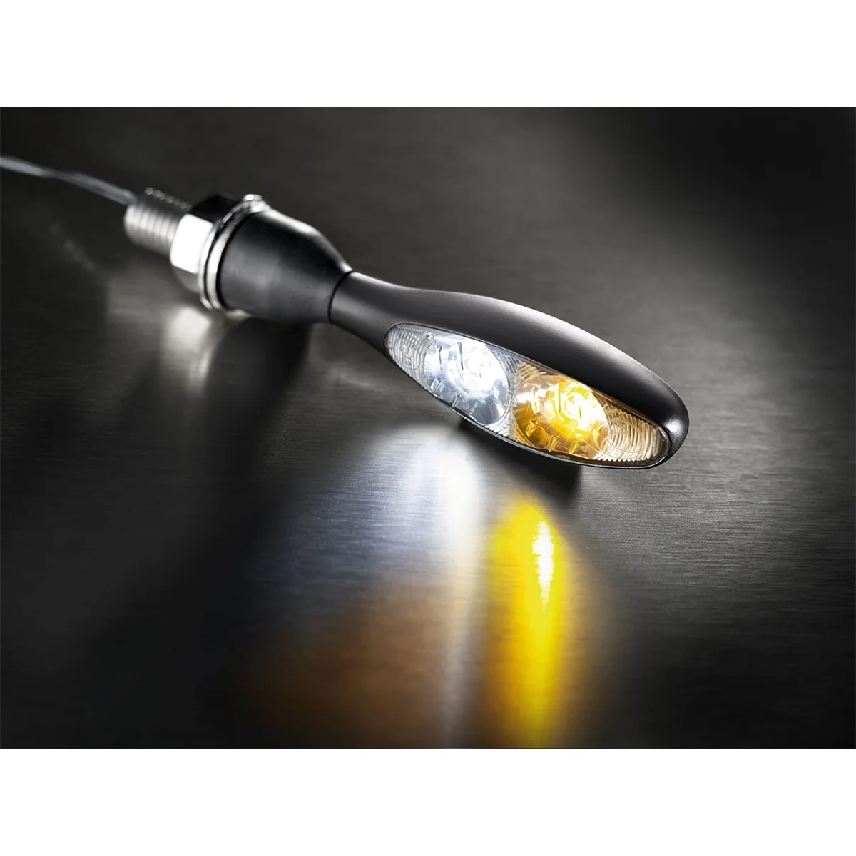 Kellermann Micro 1000 Mini LED 2 i 1 motorcykel blinklys / positionslys sort - Billede 4