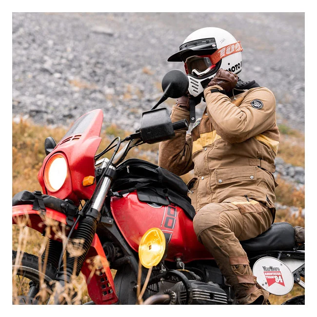 Longride Heritage voksbehandlet motorcykeltaske - Billede 6
