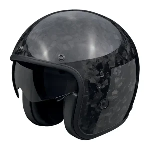 Scorpion Belfast Evo Onyx Carbon Open motorcykelhjelm