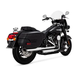 Vance & Hines Twin Slash 3" PCX Slip-On Mufflers for Harley